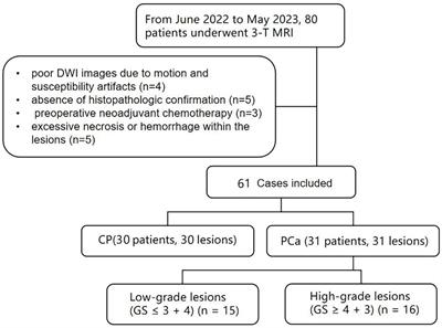 Characterization of prostatic cancer lesion and gleason grade using a continuous-time random-walk diffusion model at high b-values